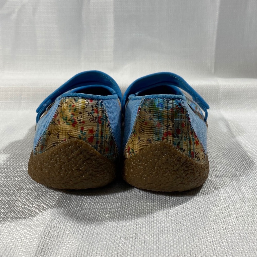 Keen Sienna MJ Canvas Floral Mary Jane Flats Blue Women 8.5 1010230 - Picture 5 of 7